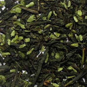 A sample of Almond Cookie green tea.