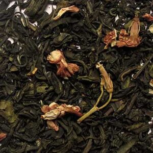 A sample of Jasmine green tea.