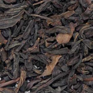 A sample of Smokey Black – Lapsang Souchong (Zhen Shan Xiao Zhong) tea.