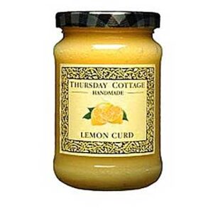 Jar of lemon curd.