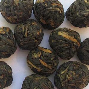A sample of Black Pearl tea.