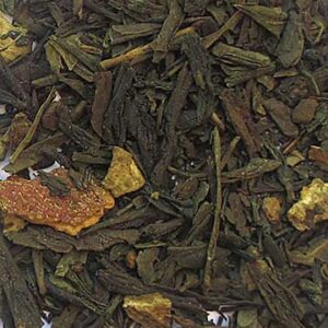 A sample of Hot Cinnamon Spice Green tea.