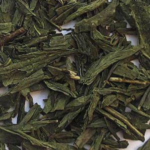 A sample of China Sencha tea.