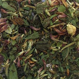 A sample of Organic Pick-Me-Up tea.