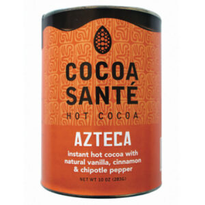 Cocoa Sante container, Azteca flavor.