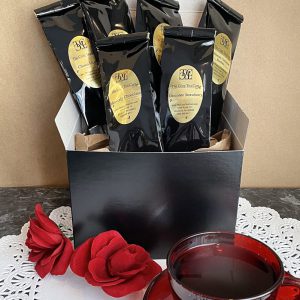 valentine chocolate tea gift box