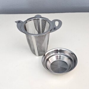 Stainless Steel Tea Infuser with Teapot-shaped handles